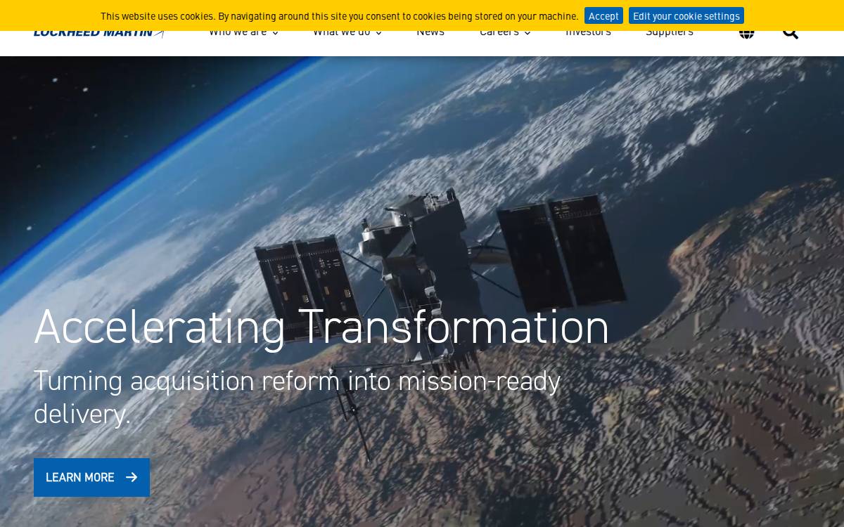 Lockheed Martin Ventures website preview
