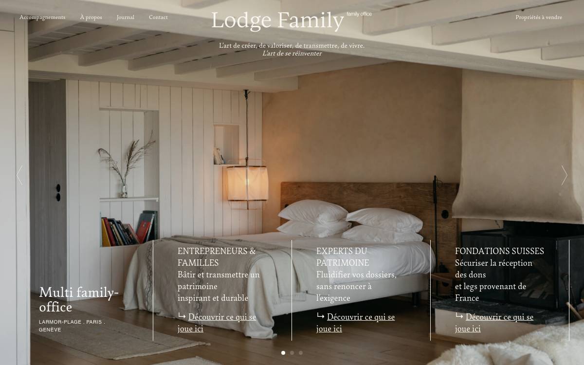 Lodge Family website preview