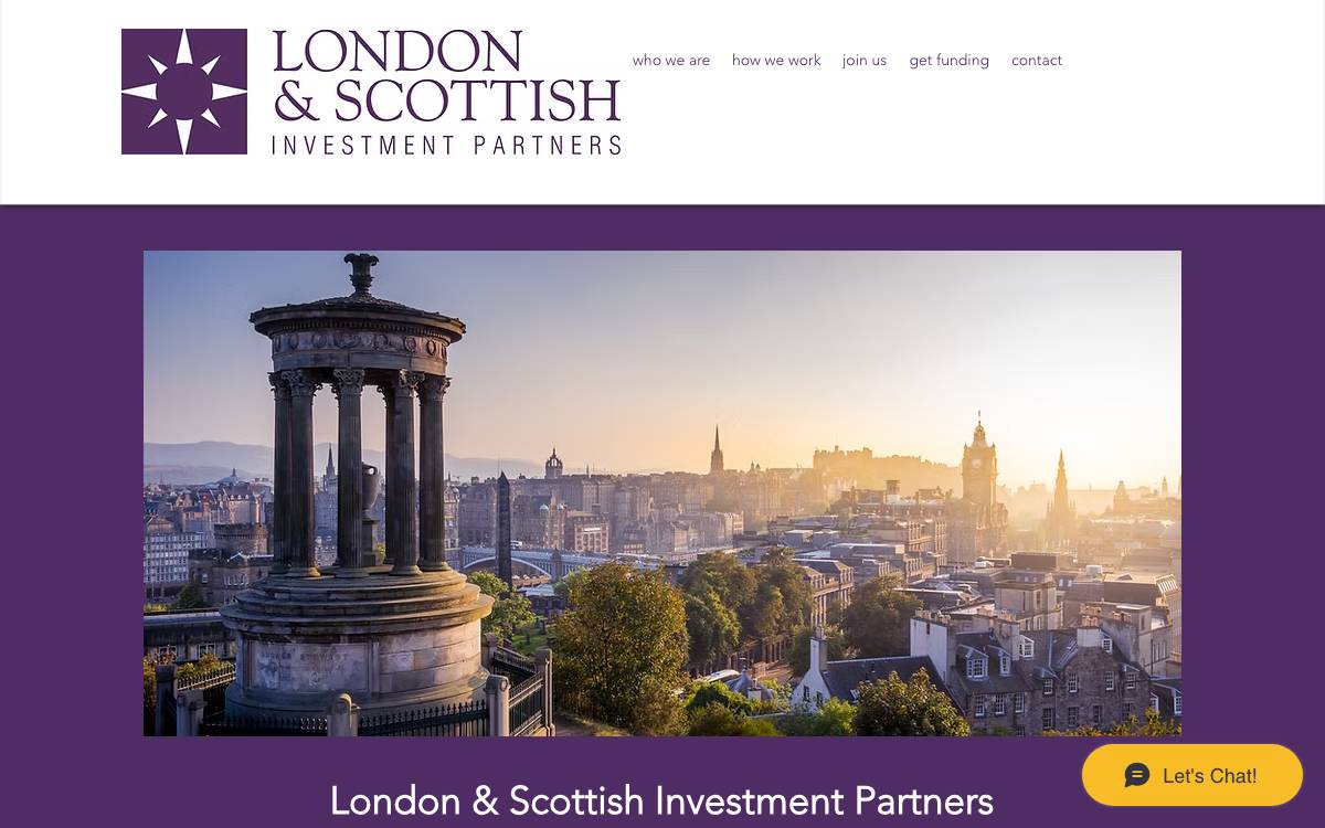 London & Scottish Investment Partners website preview