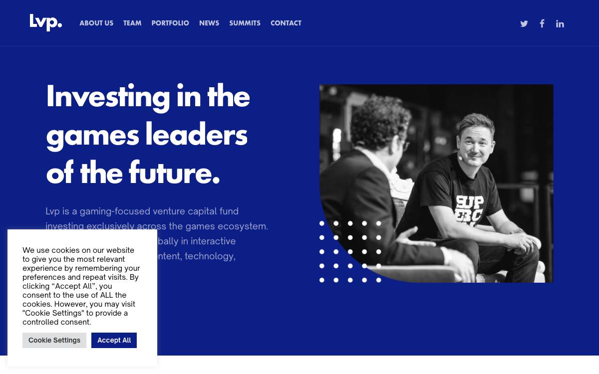 London Venture Partners website preview