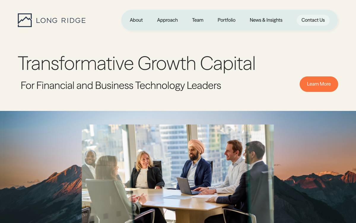 Long Ridge Equity Partners website preview
