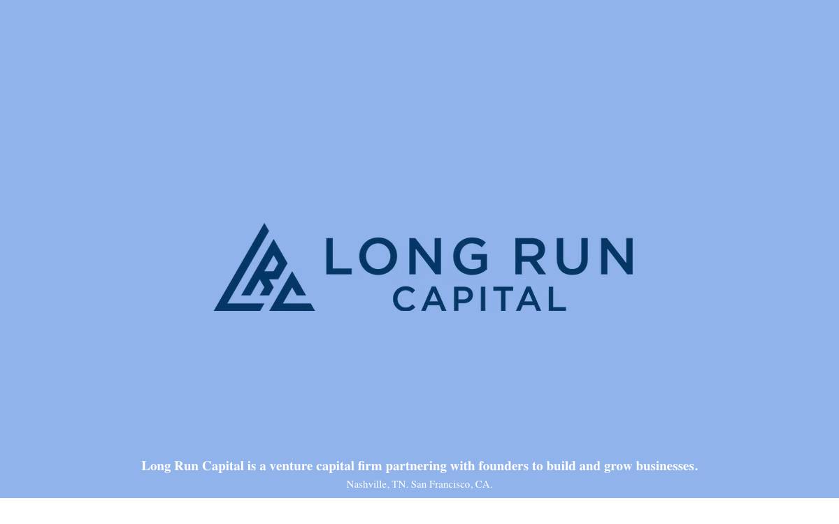 Long Run Capital website preview
