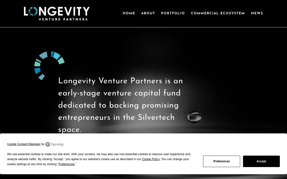 Longevity Venture Partners website preview