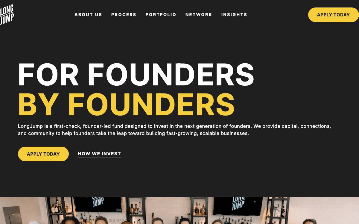 LongJump Ventures website preview