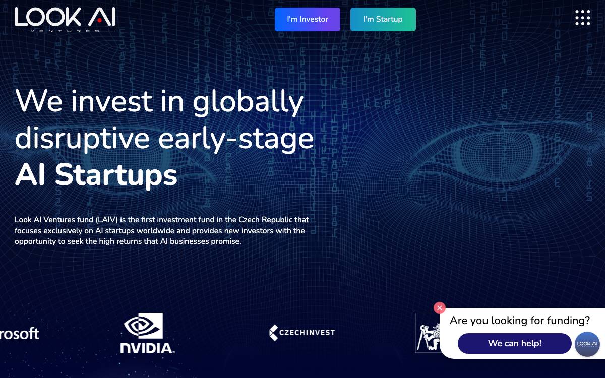 Look AI Ventures website preview