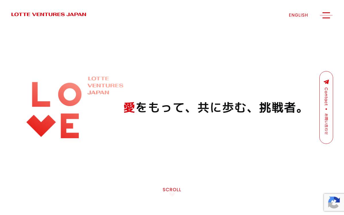 Lotte Ventures Japan website preview