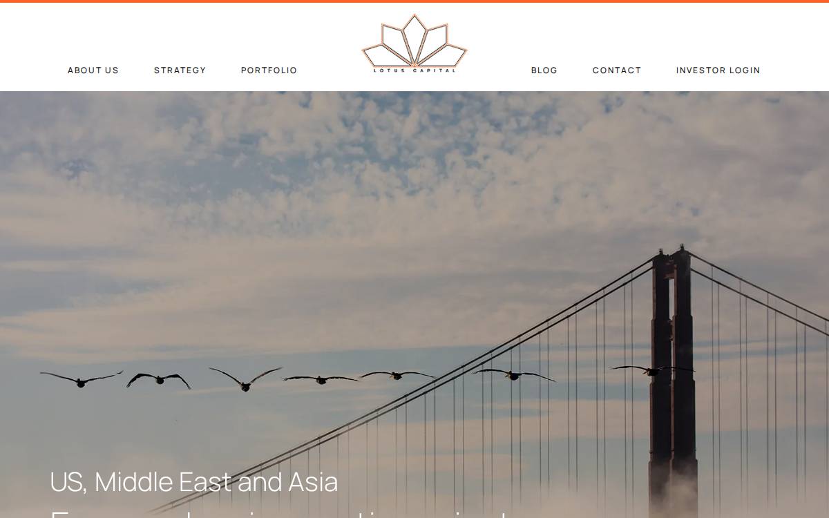 Lotus Capital website preview