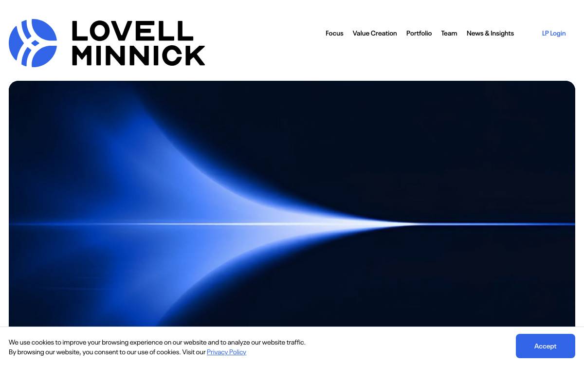 Lovell Minnick website preview
