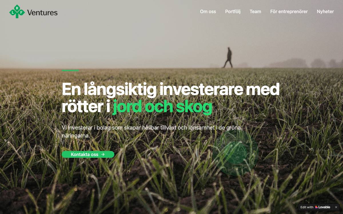 LRF Ventures website preview