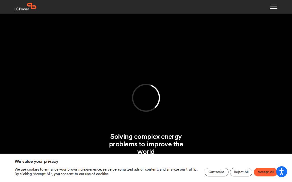 LS Power Group website preview