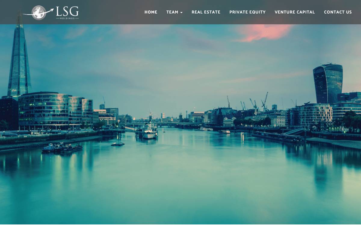LSG Holdings website preview