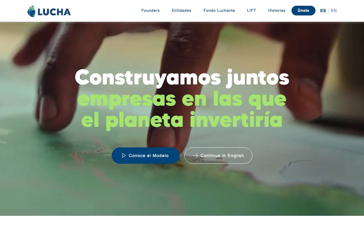 Lucha website preview