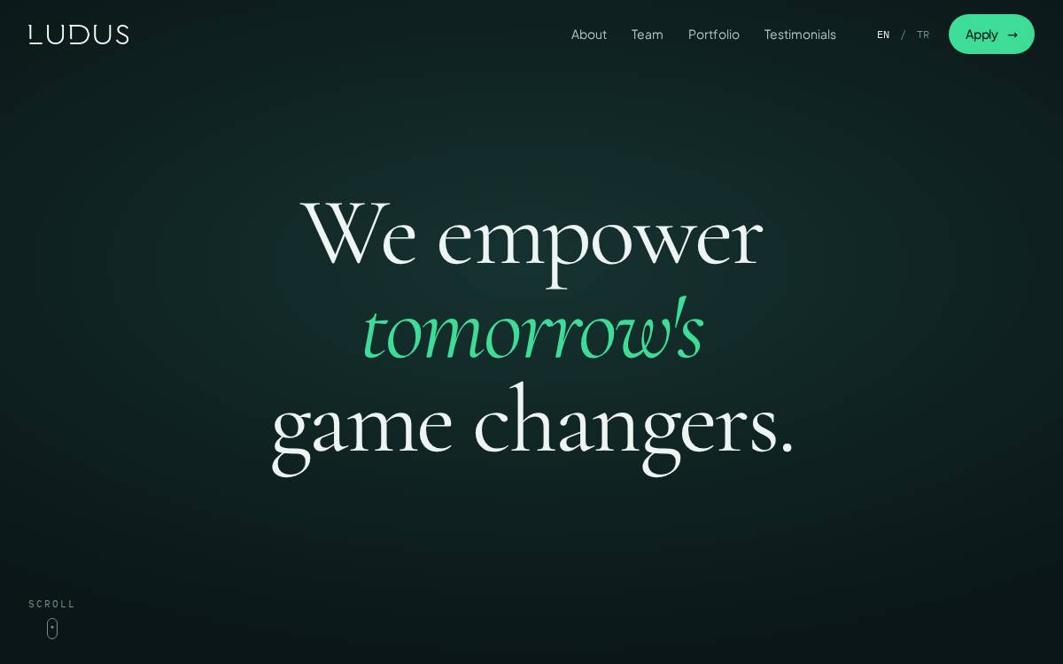 Ludus Ventures website preview