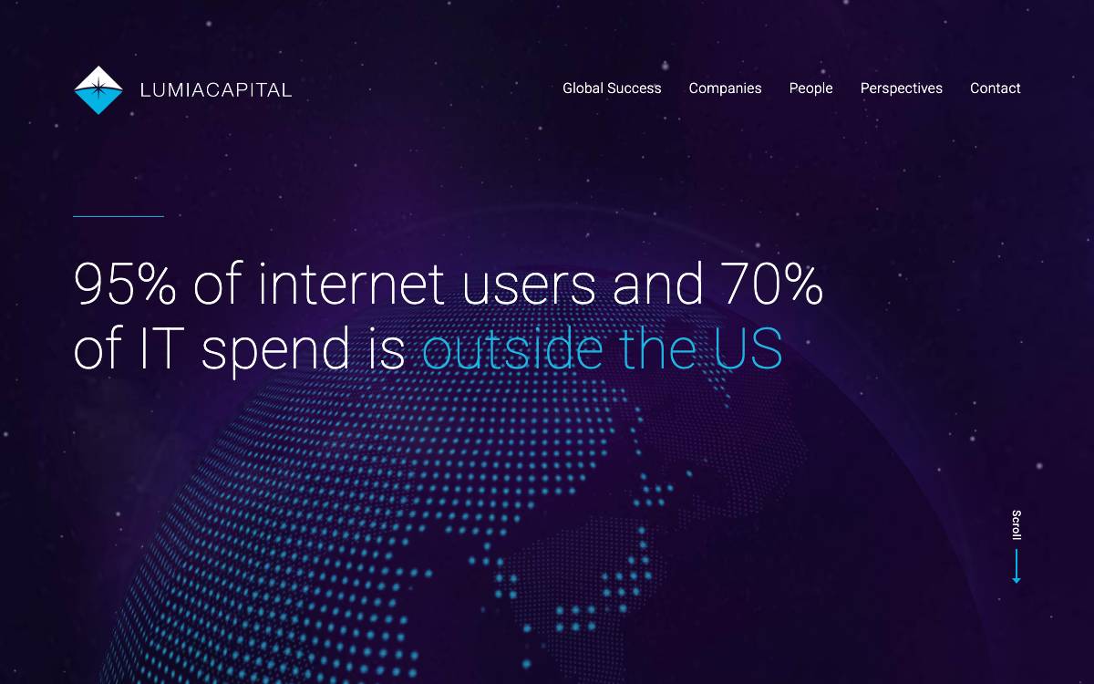 Lumia Capital website preview
