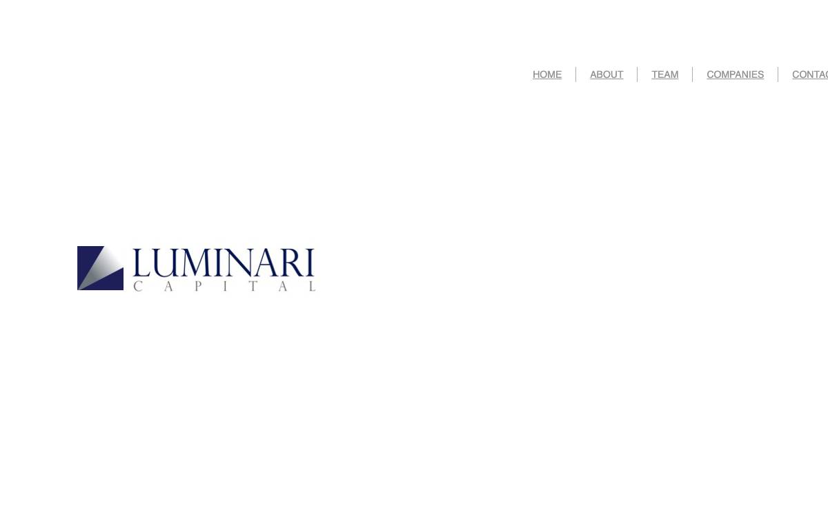 Luminari Capital website preview