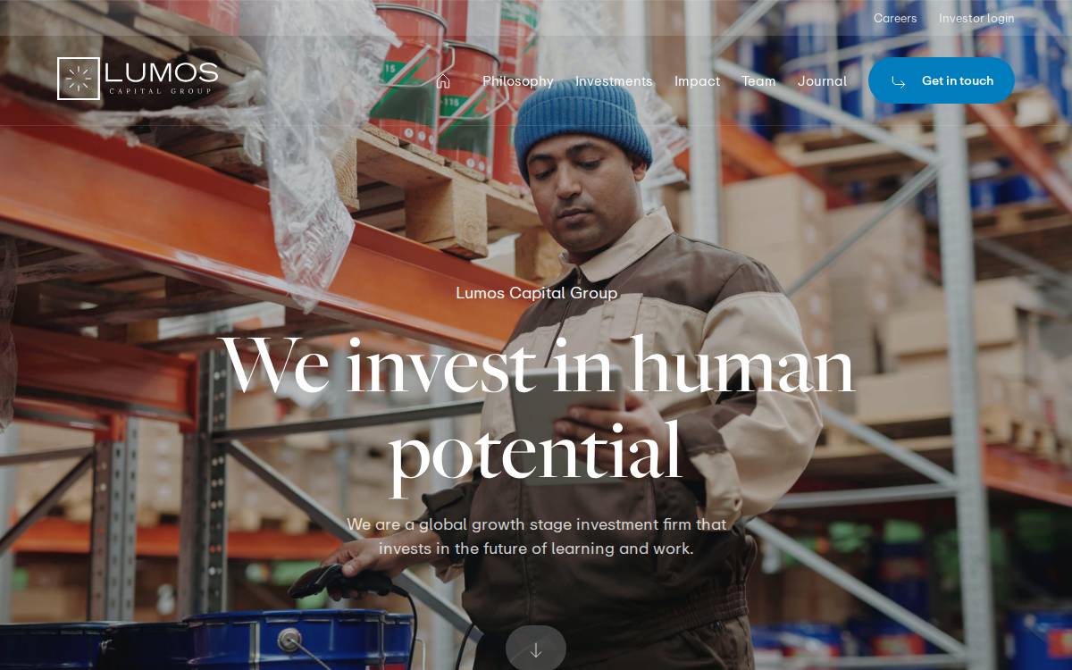 Lumos Capital Group website preview