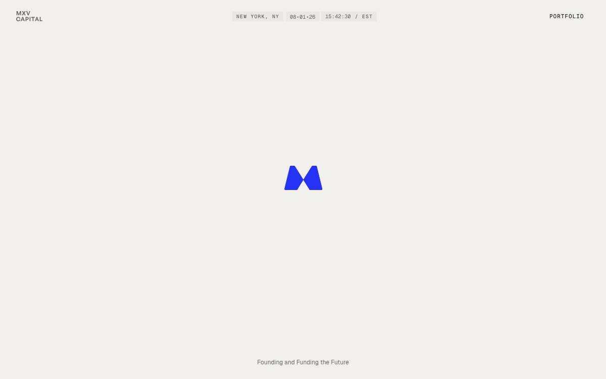m]x[v Capital website preview