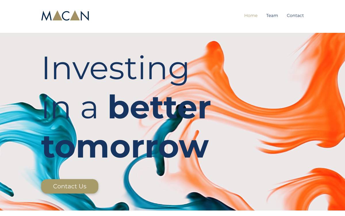 MACAN website preview
