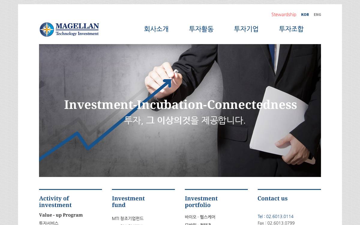 Magellan Technology Investment website preview