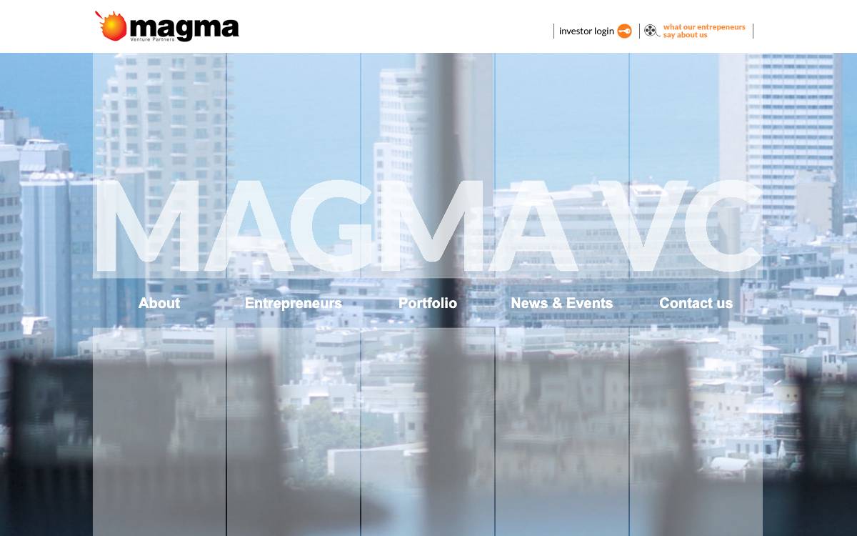 Magma Venture Partners website preview