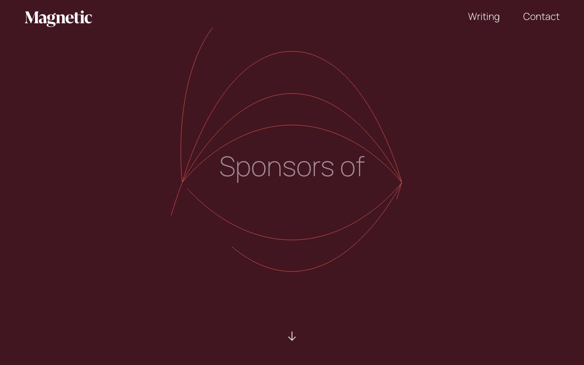 Magnetic Capital website preview