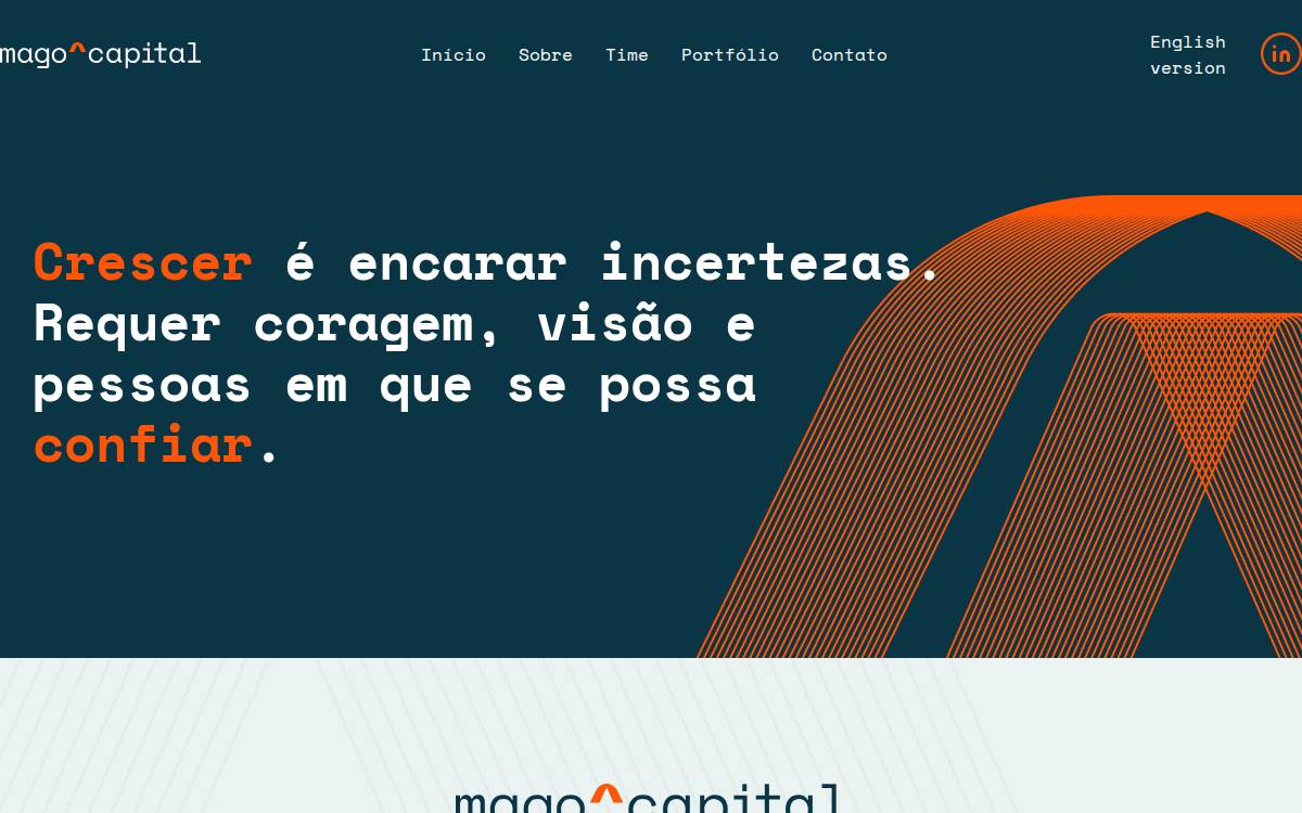 Mago Capital website preview