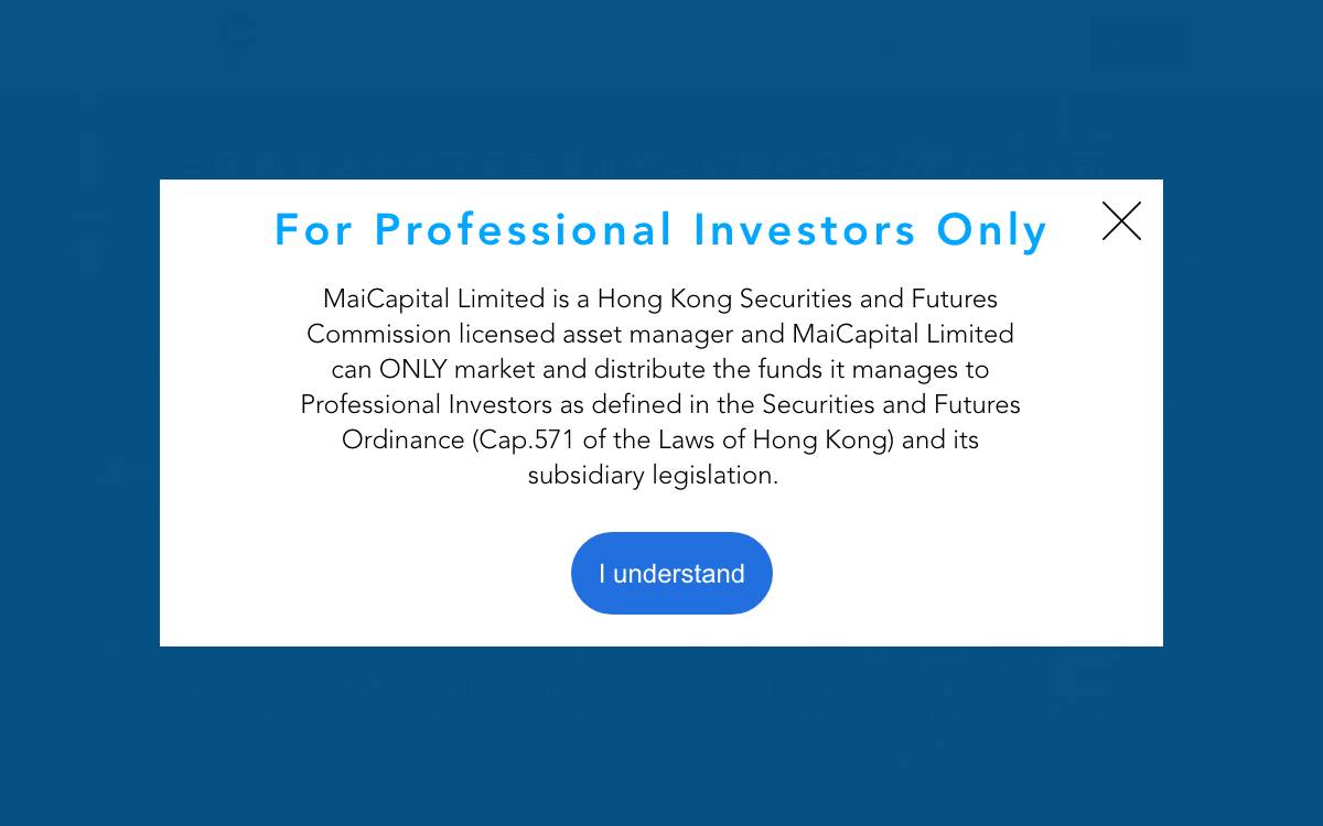 MaiCapital website preview