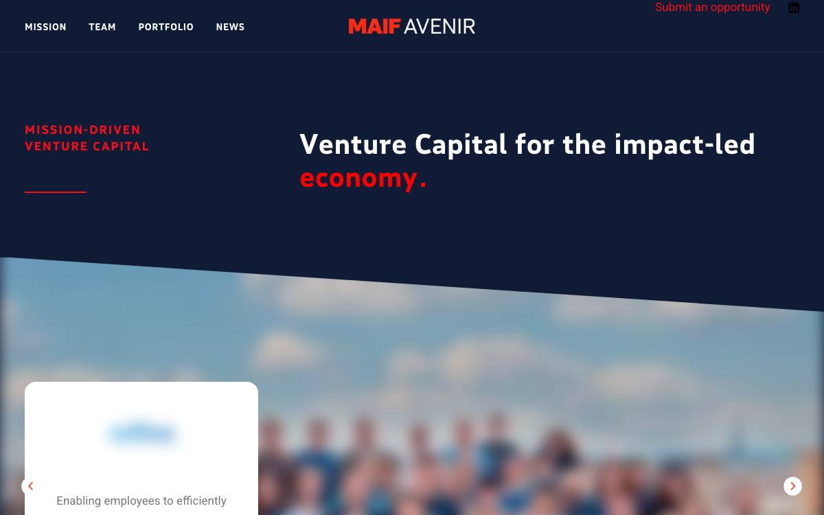 MAIF Avenir website preview