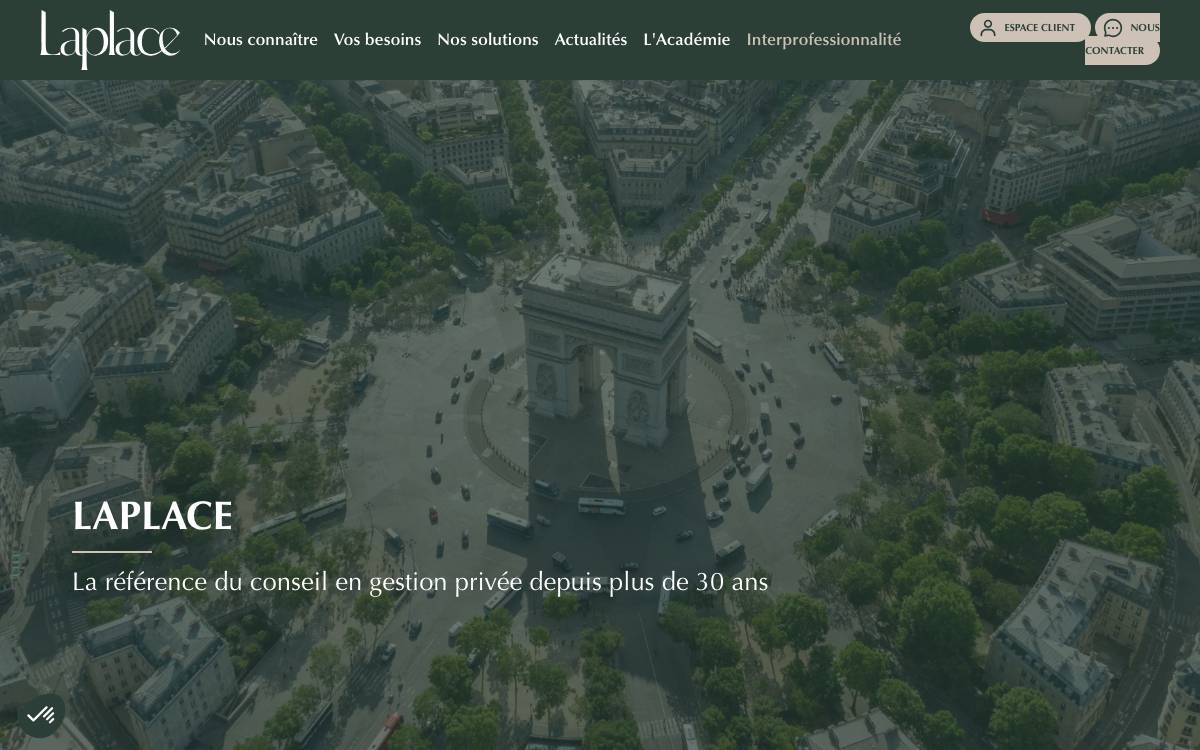 Maison Laplace website preview