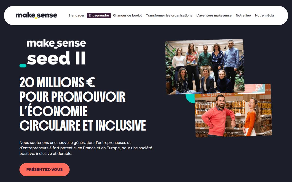 makesense website preview