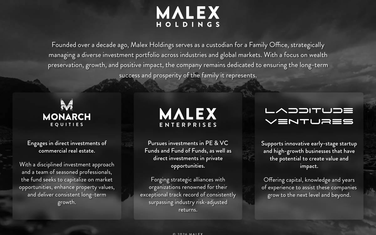 Malex Enterprises website preview