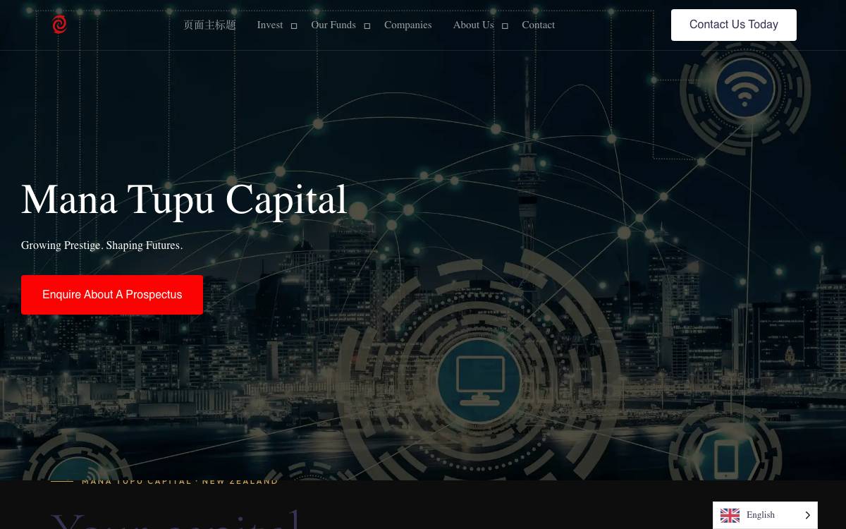 Mana Tupu website preview