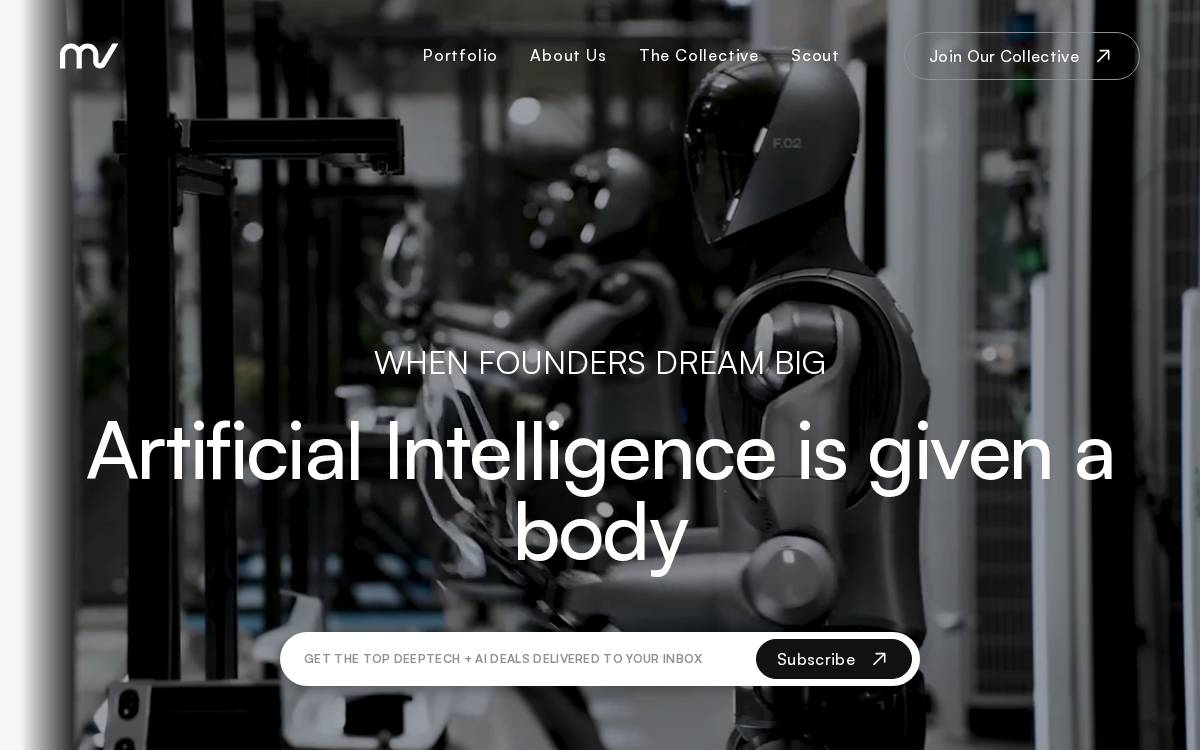 Mana Ventures website preview
