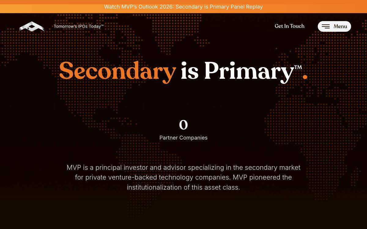 Manhattan Venture Partners website preview