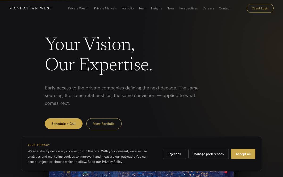 Manhattan West website preview
