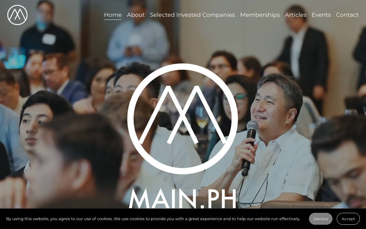 Manila Angel Investors Network website preview