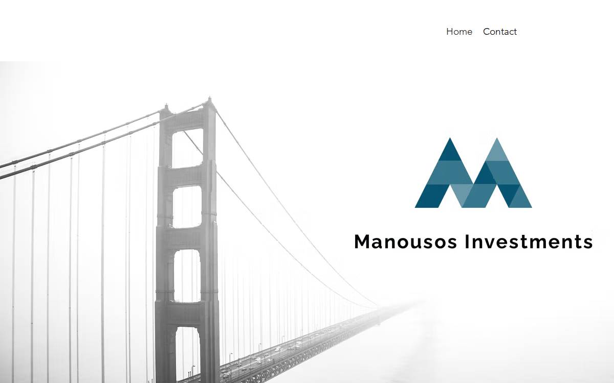 Manousos Investments website preview