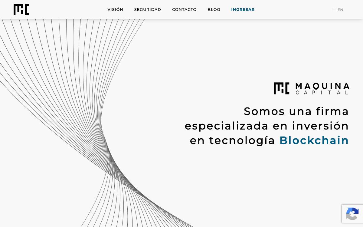 Maquina Capital website preview