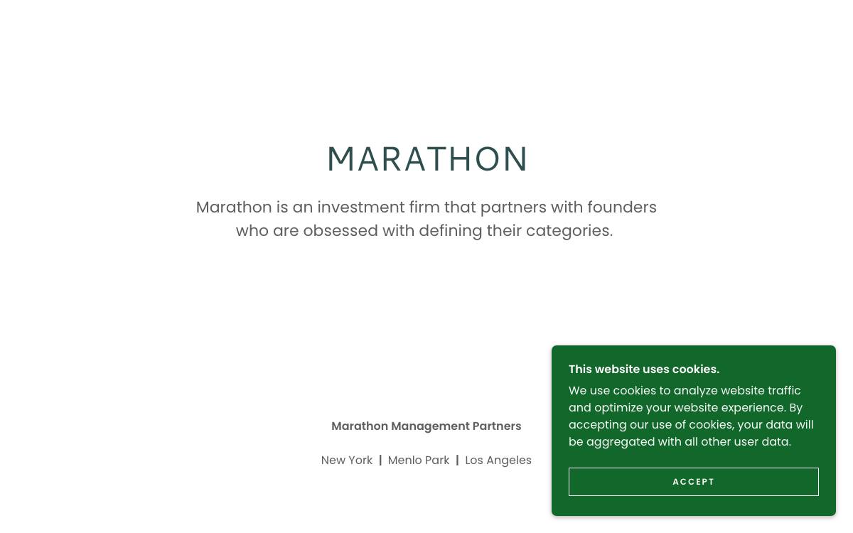 Marathon Management Partners website preview