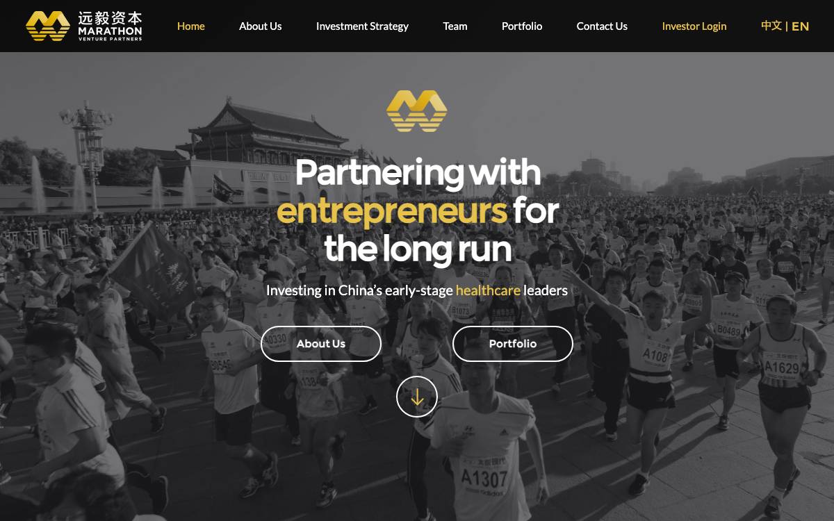 Marathon Venture Partners website preview