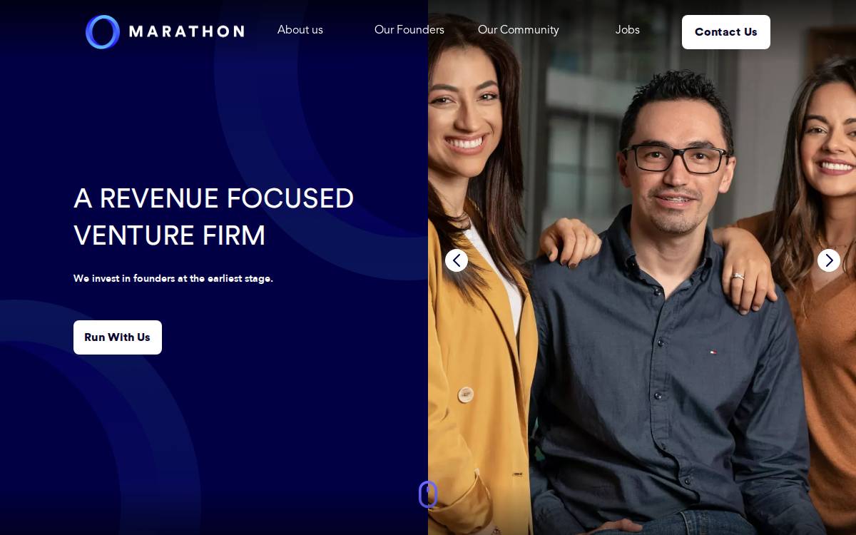 Marathon Ventures website preview