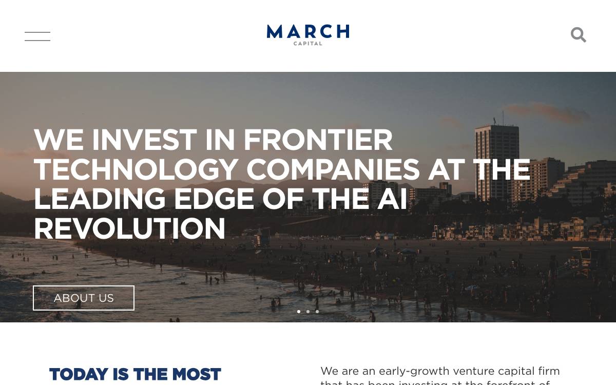 March Capital Partners website preview
