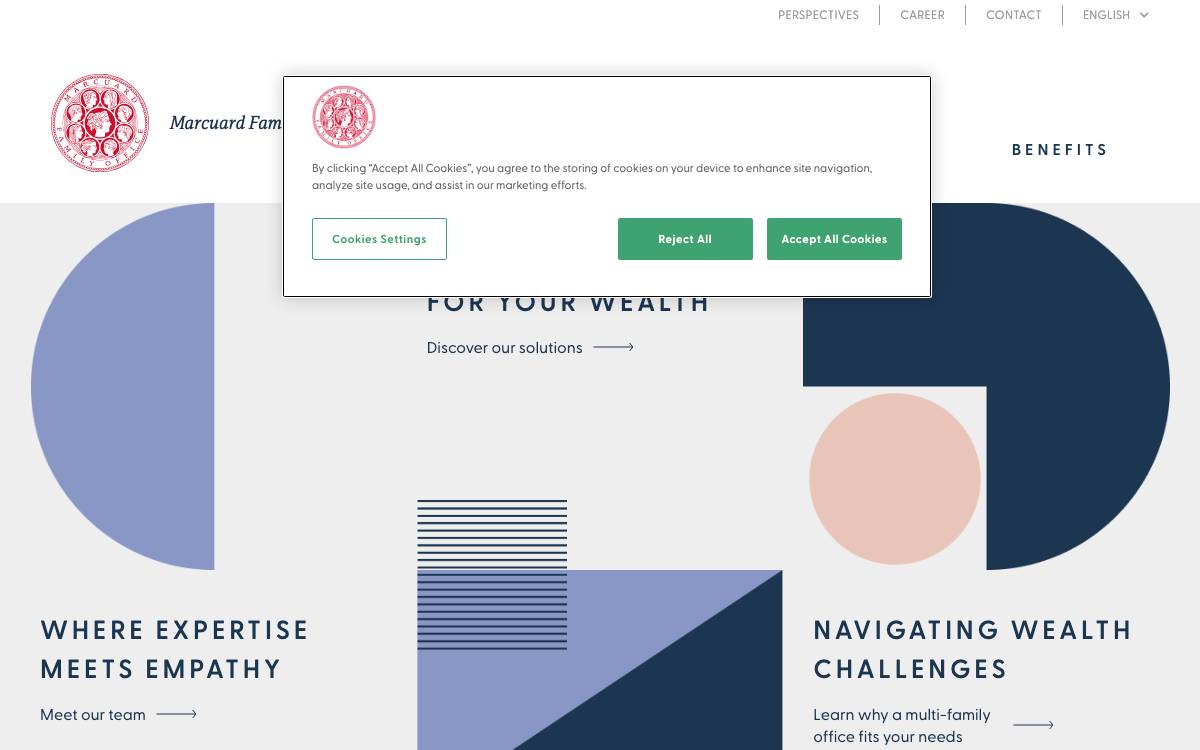 Marcuard Family Office AG website preview