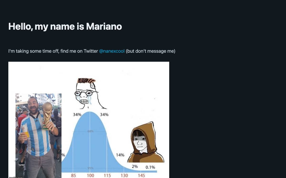 Mariano Conti website preview