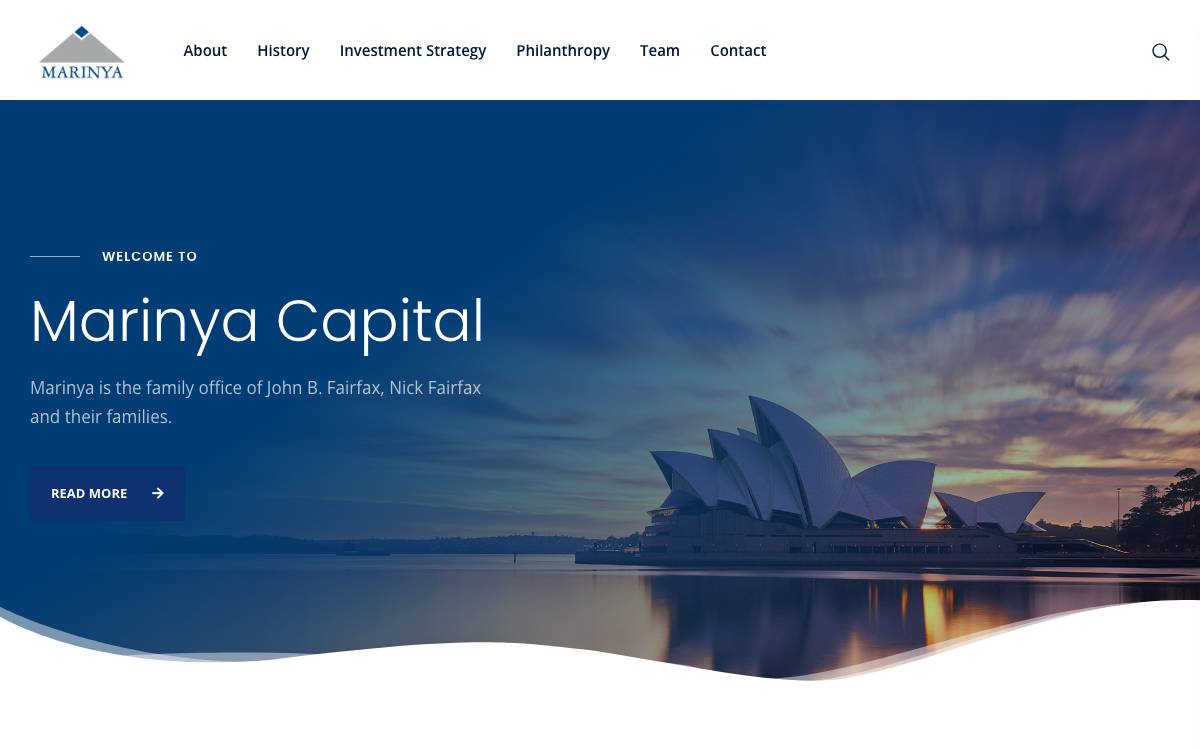 Marinya Capital website preview
