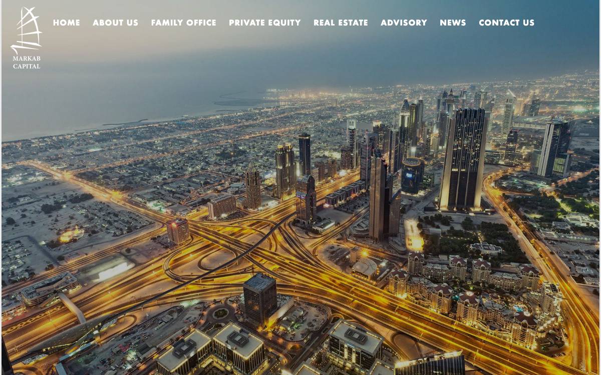 Markab Capital website preview