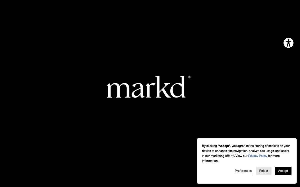 Markd website preview