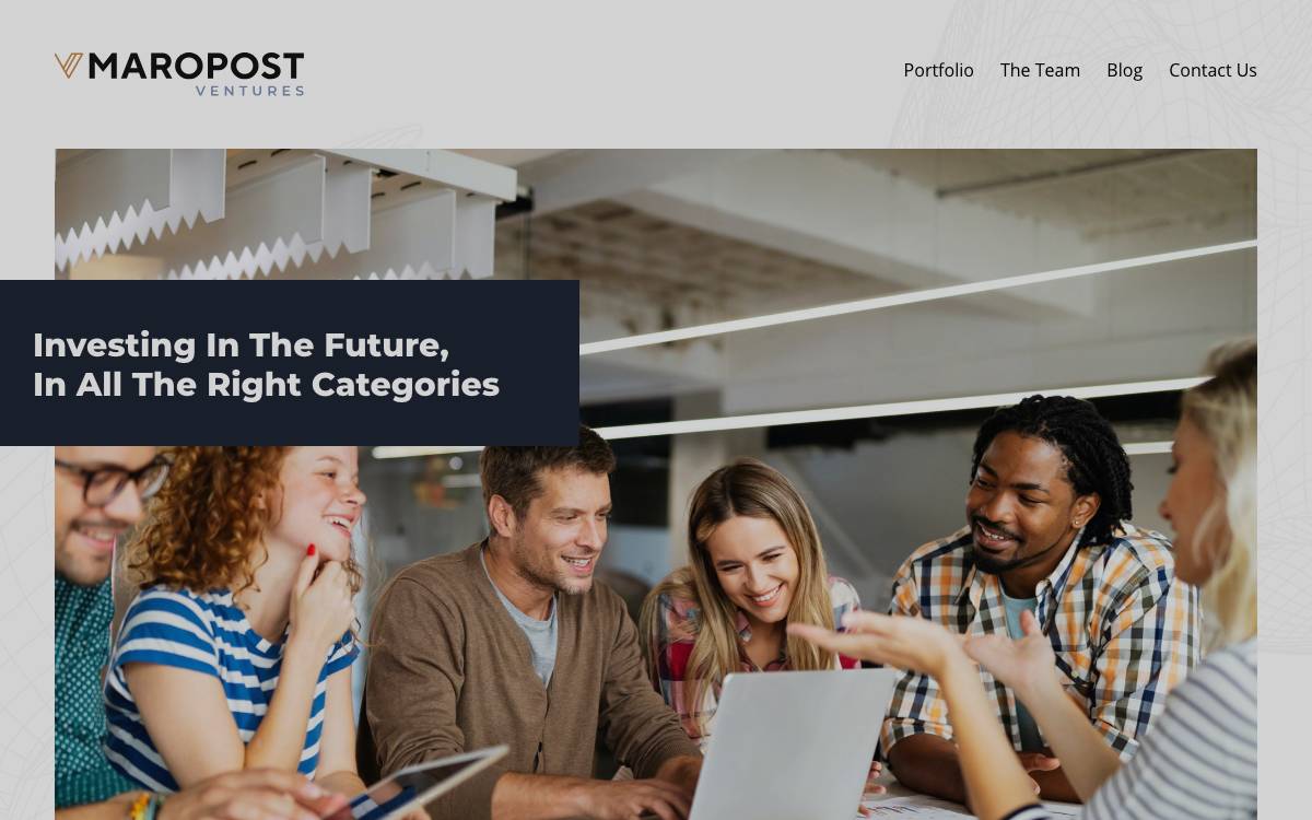Maropost Ventures website preview