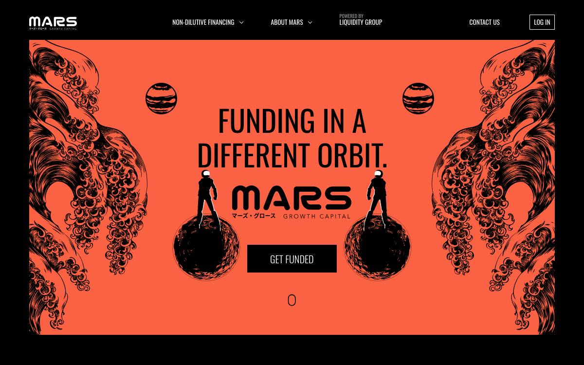 Mars Growth Capital website preview
