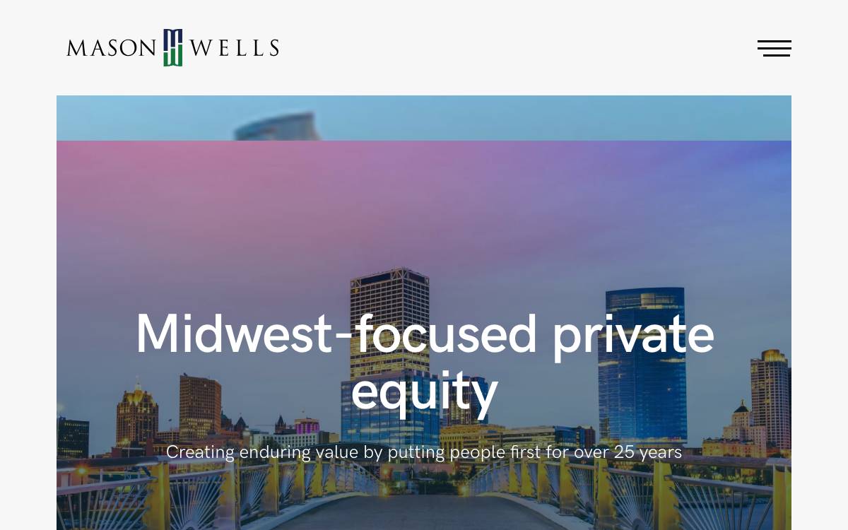 Mason Wells website preview
